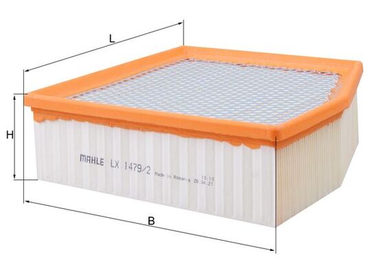 Luftfilter - LX 1479/2 MAHLE