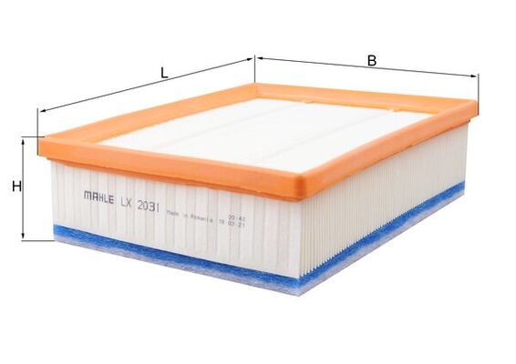 Air Filter - LX 2031 MAHLE