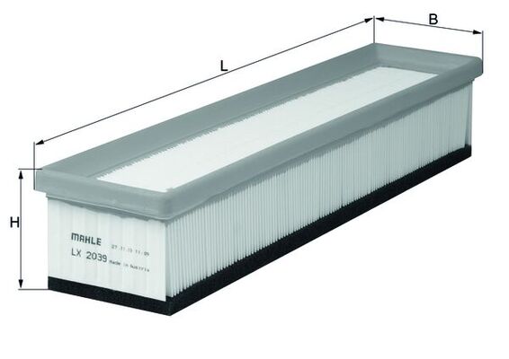 oro filtras - LX 2039 MAHLE