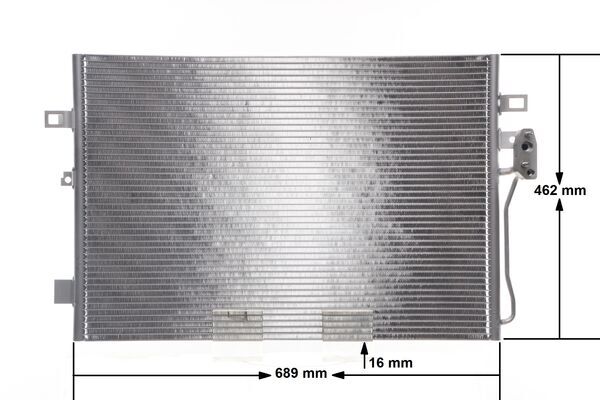 Condenser, air conditioning - AC 46 000S MAHLE