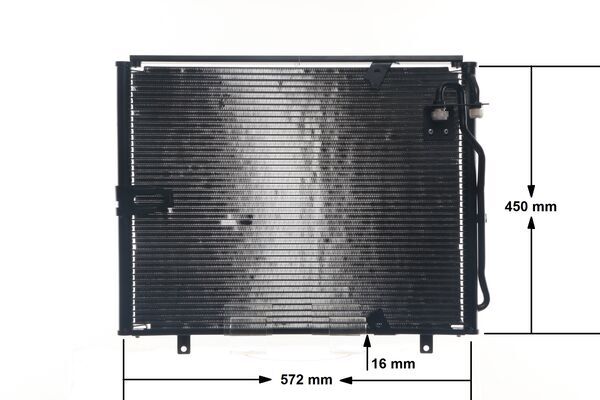 Condenser, air conditioning - AC 148 000S MAHLE