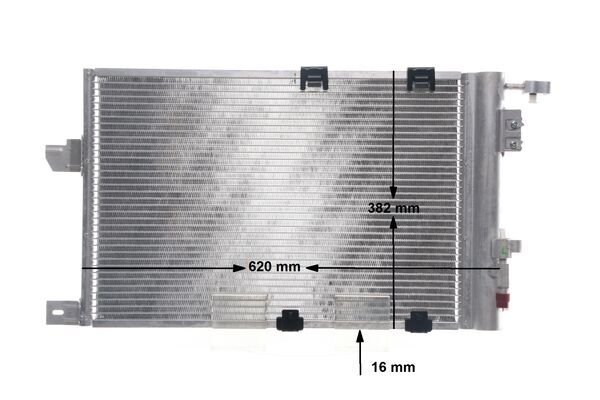 Condenser, air conditioning - AC 339 000S MAHLE