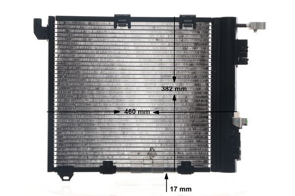 Condenser, air conditioning - AC 349 000S MAHLE