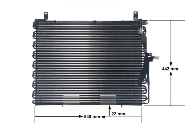 Конденсатор, кондиционер - AC 357 000S MAHLE