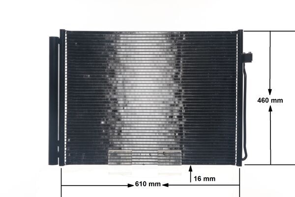 Condenser, air conditioning - AC 405 000S MAHLE