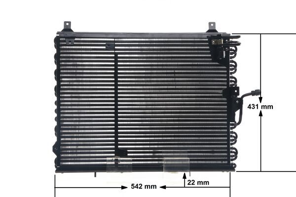 Condenser, air conditioning - AC 150 000S MAHLE
