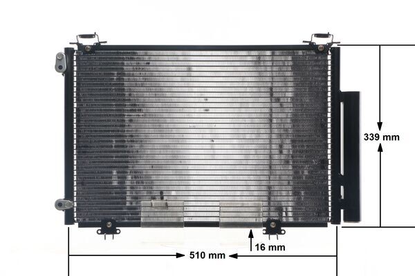 Condenser, air conditioning - AC 292 000S MAHLE