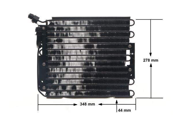Condenser, air conditioning - AC 316 000S MAHLE