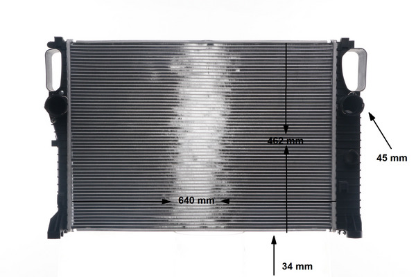 Radiator, engine cooling - CR 37 000S MAHLE