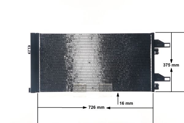 Condenser, air conditioning - AC 363 000S MAHLE