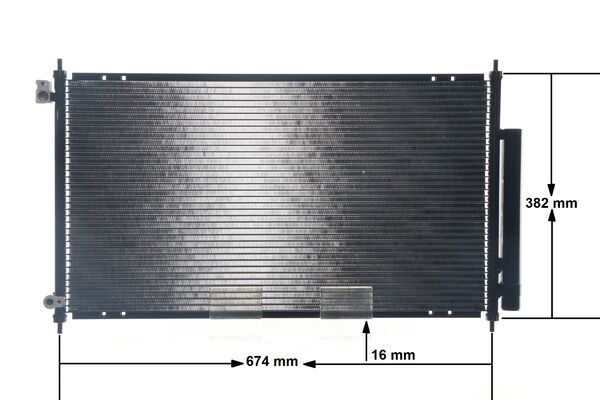 Condenser, air conditioning - AC 467 001S MAHLE