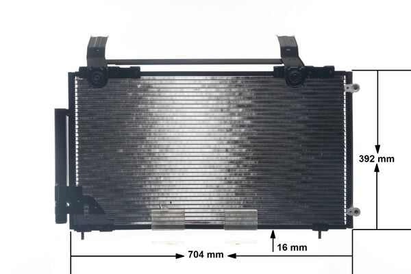 Condenser, air conditioning - AC 471 000S MAHLE