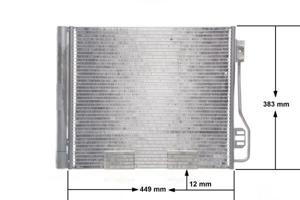 Kondensator, Klimaanlage - AC 488 000S MAHLE