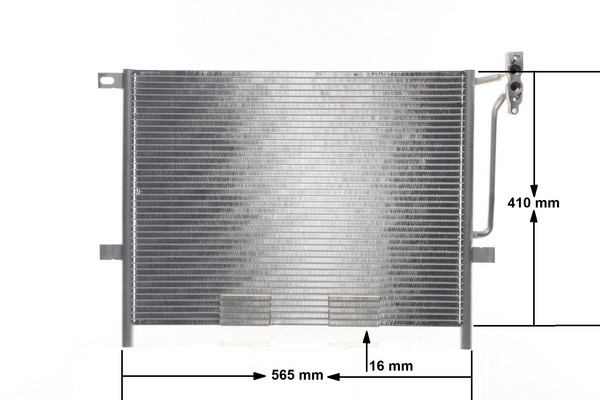 Condenser, air conditioning - AC 502 001S MAHLE