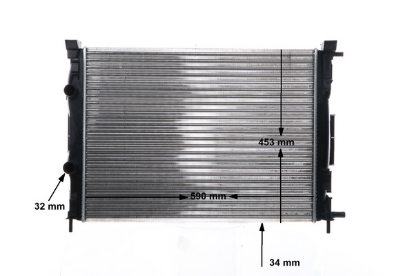Radiator, engine cooling - CR 41 000S MAHLE