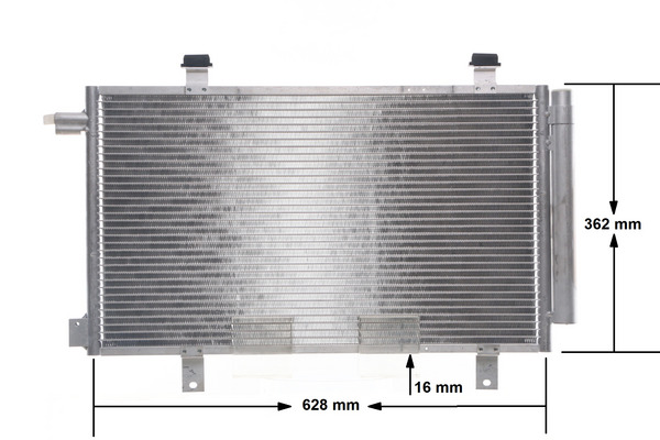 Condenser, air conditioning - AC 556 000S MAHLE