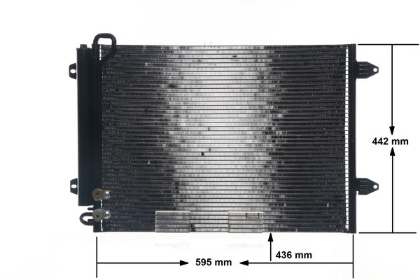 Condenser, air conditioning - AC 666 000S MAHLE
