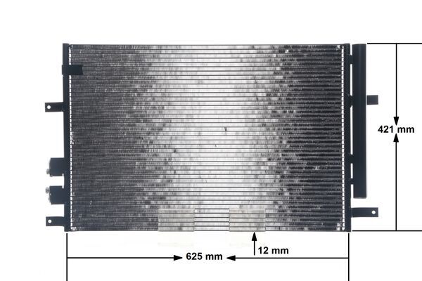 Condenser, air conditioning - AC 693 000S MAHLE