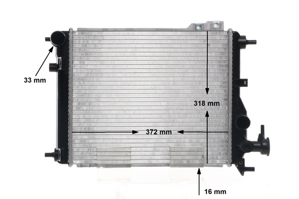 Radiatore, Raffreddamento motore - CR 1115 000S MAHLE