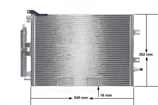 Condenser, air conditioning - AC 720 000S MAHLE