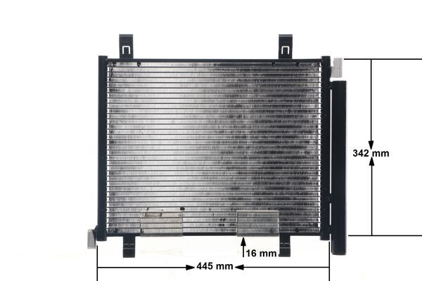 Condenser, air conditioning - AC 747 000S MAHLE