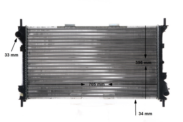 Radiator, engine cooling - CR 1196 000S MAHLE
