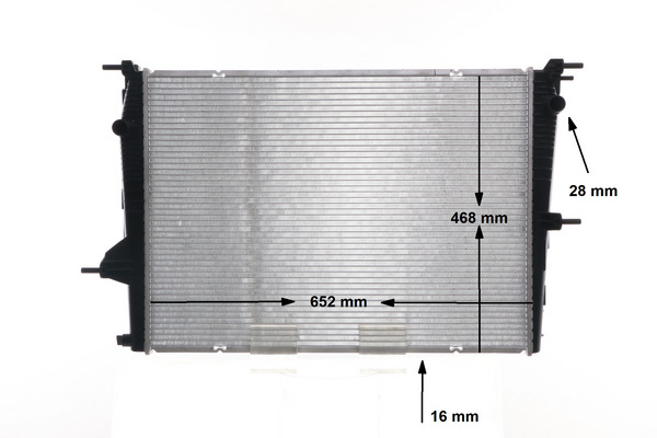Radiator, engine cooling - CR 1197 000S MAHLE