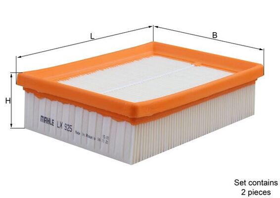 Luftfilter - LX 925/S MAHLE