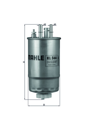 Fuel filter - KL 566 MAHLE