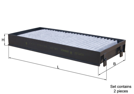 Filter, interior air - LAK 221/S MAHLE