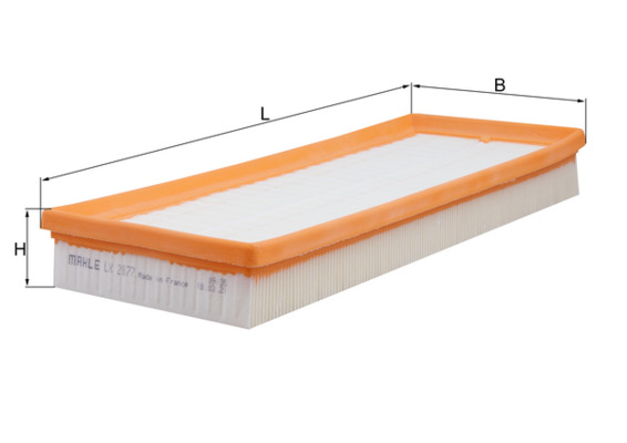 oro filtras - LX 2877 MAHLE