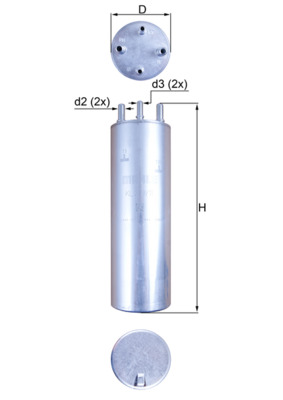 Fuel filter - KL 229/11 MAHLE