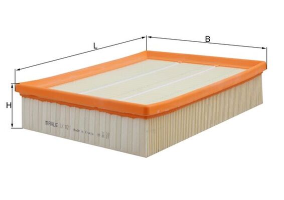 oro filtras - LX 821 MAHLE