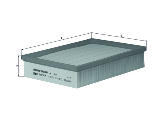 Filtro aria - LX 1821 MAHLE
