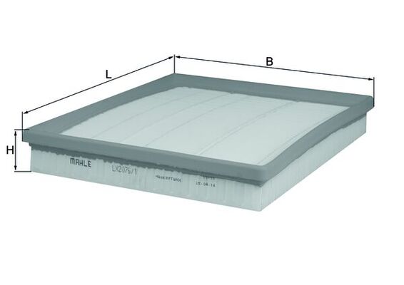 Filtro aria - LX 2076/1 MAHLE