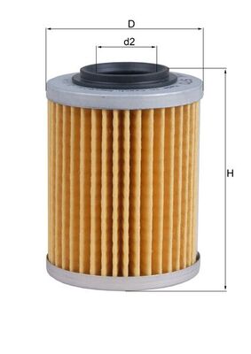 Ölfilter - OX 970 MAHLE