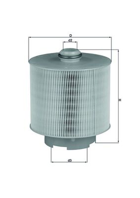 Filtro aria - LX 1006/1D MAHLE