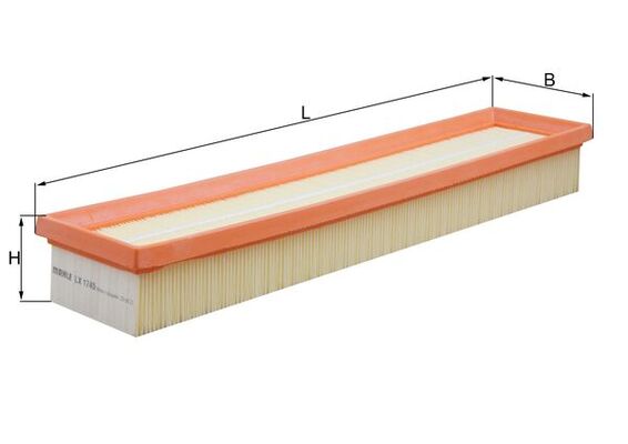 Filtro aria - LX 1745 MAHLE