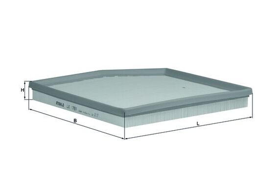 Filtro aria - LX 1791 MAHLE