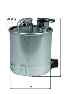 Fuel filter - KL 440/23 MAHLE