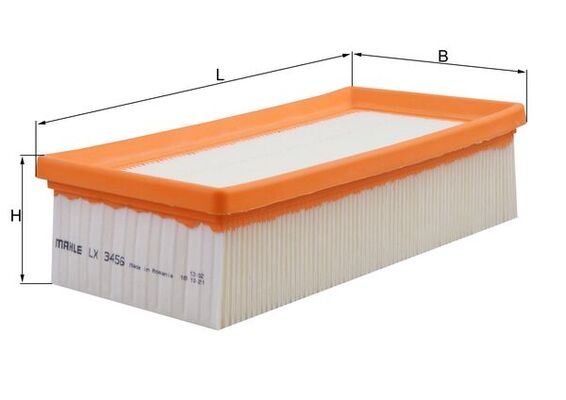 Filtro aria - LX 3456 MAHLE