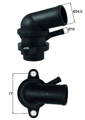 Termostato, Refrigerante - TI 239 87D MAHLE