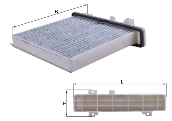 Filter, interior air - LAK 589 MAHLE