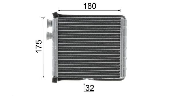 Heat Exchanger, interior heating - AH 298 000P MAHLE
