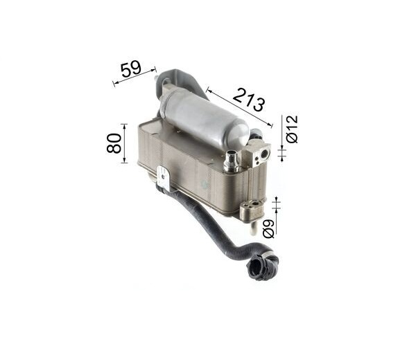 Condenser, air conditioning - AC 1130 000P MAHLE