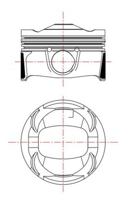 Pistone - 039 PI 00135 000 MAHLE