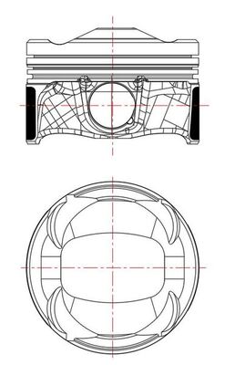 Поршень - 039 PI 00134 002 MAHLE