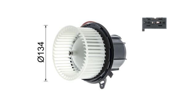 Interior Blower - AB 146 000P MAHLE
