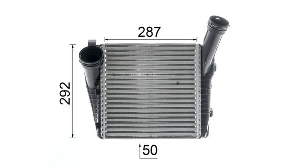 Intercooler - CI 142 000P MAHLE