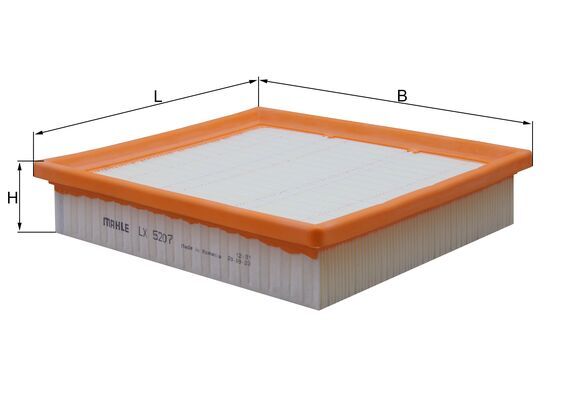 Filtro aria - LX 5207 MAHLE